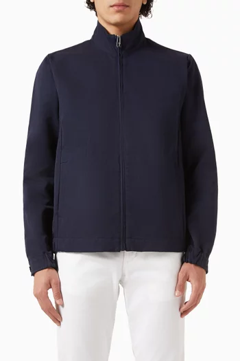 جاكيت بومبر قطن وكتان