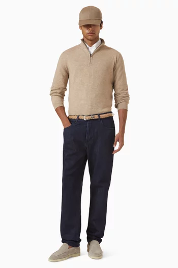 Tapered-fit Jeans in Denim