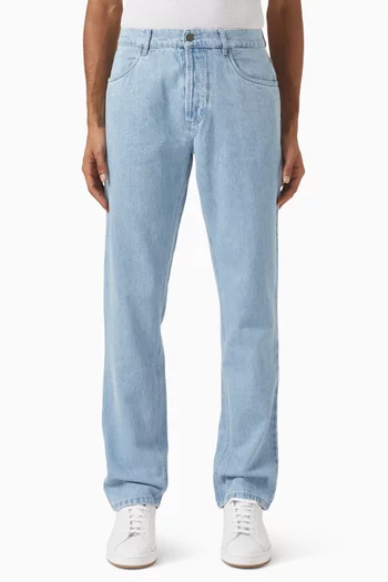 Tapered-fit Jeans in Denim