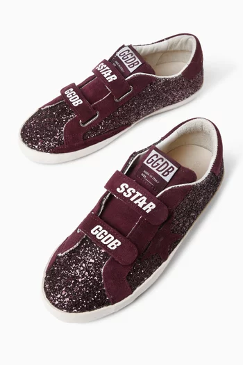 سنيكرز أولد سكول غليتر وجلد