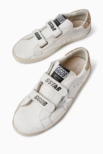 Classic Old School Low-top Sneakers in Leather