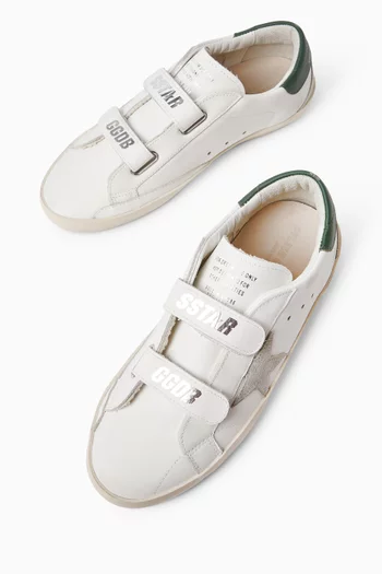 Classic Old School Low-top Sneakers in Leather