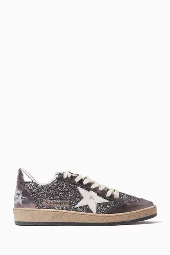 Ball Star Sneakers in Glitter-fabric