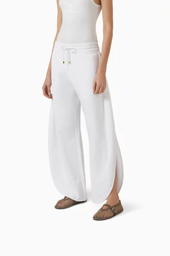 حذاء باليرينا بتصميم شبكي وكعب مسطح قماش شبكي مرصع بالكريستال