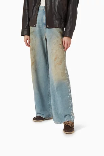 حذاء كروز سهل الارتداء جلد لامع