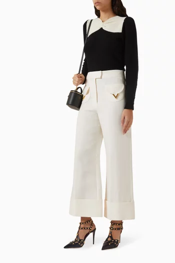 بنطال كريب كوتور