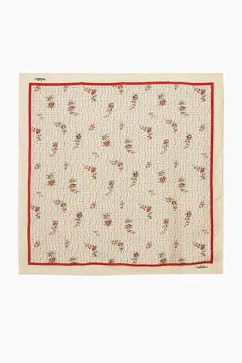 Papier Floreal Scarf in Silk