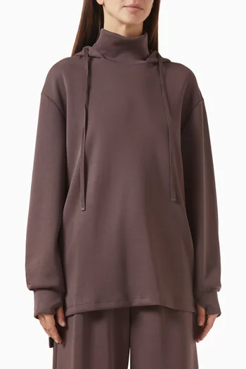 High Neck Hoodie