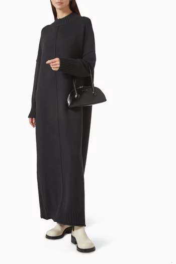 فستان اينس طويل قطن صوف