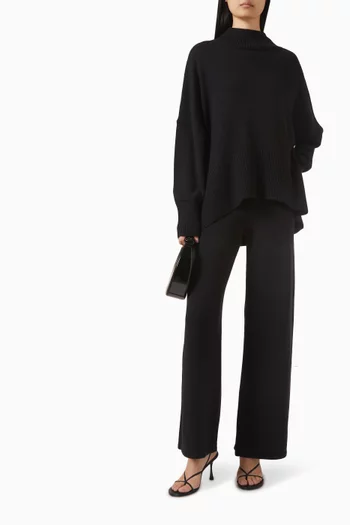 بنطال ميلا بقصة ساق واسعة