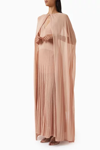 فستان رير روز بكاب مزيج فيسكوز