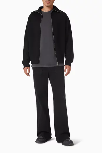 تي شيرت بشعار AC قطن ولون باهت