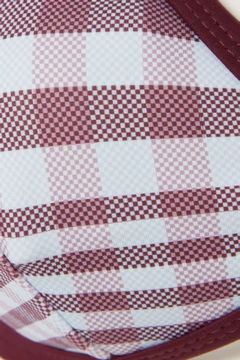 Perfect Fit Plaid Reversible Bikini Top