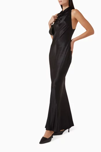 فستان زاها حرير