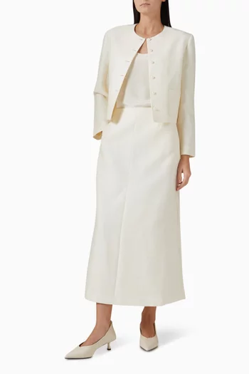 تنورة صوفيا مزيج صوف وحرير