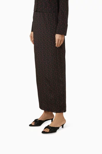 Kitten Mules in Silk