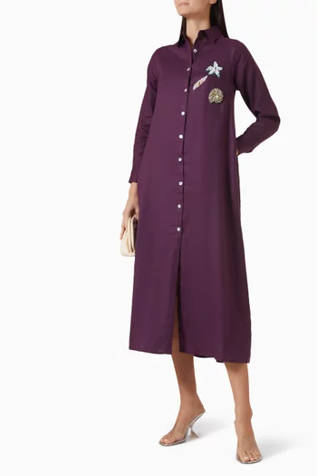 فستان اندر ذا سي بنمط قميص