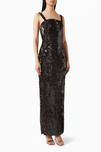 Kaia Embellished Gown in Tulle