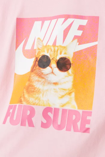 Photo Animal-print T-shirt in Cotton