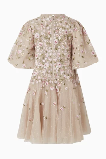 فستان سيلفيا مزين بورود