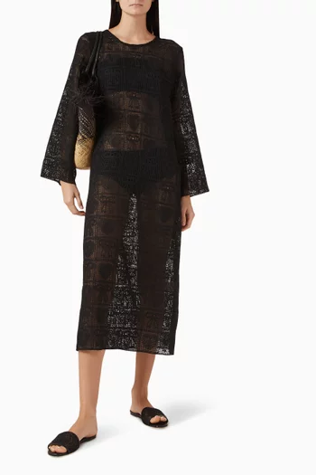 Maxi Kaftan in Crochet