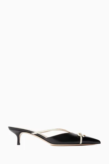 Bepointy 45 Mules in Patent Leather