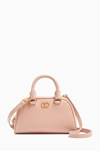 Mini Bowling Bag in Grainy Calfskin