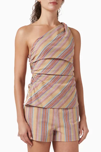 Aurora One-shoulder Top