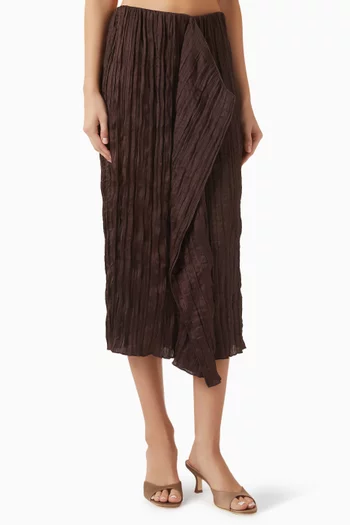 تنورة ماي بملمس بارز