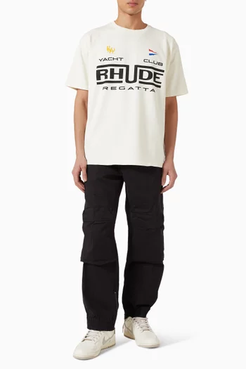 تي شيرت بشعار Regata Club قطن