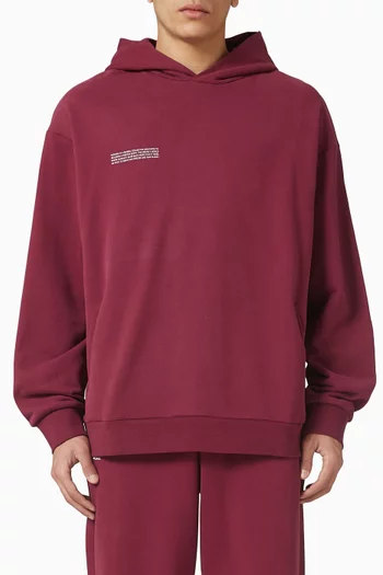 كنزة بغطاء رأس 365 متوسطة الوزن قطن عضوي