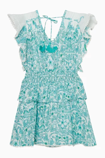 فستان نويمي قصير قطن