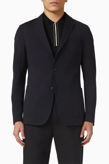 Slim Jacket in Performance-stretch Jersey