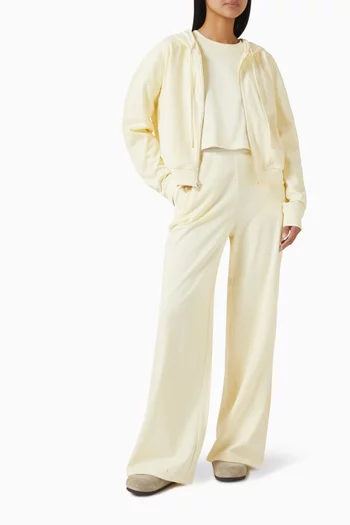 كنزة بغطاء رأس بسحّاب جيرسيه