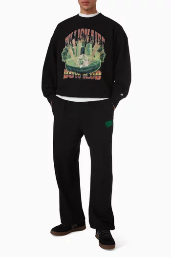 Stadium Oversized Sweatshirt in Cotton