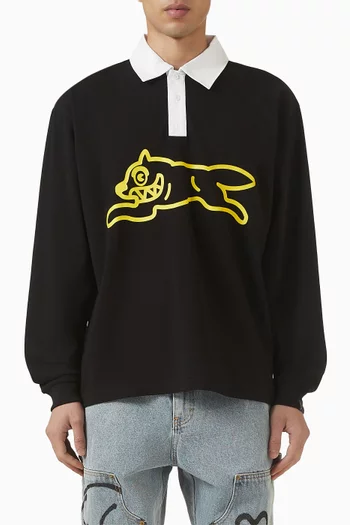 Running Dog Rugby Shirt in Cotton