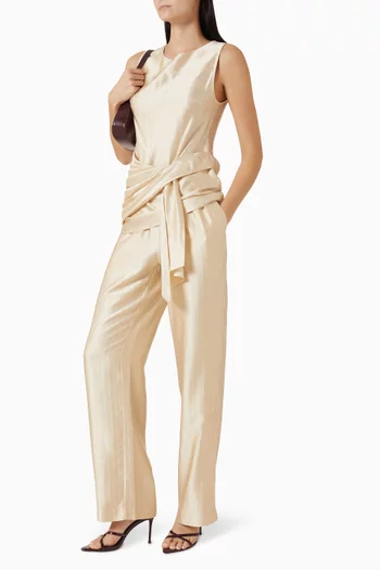 Fonda Draped Asymmetric Top