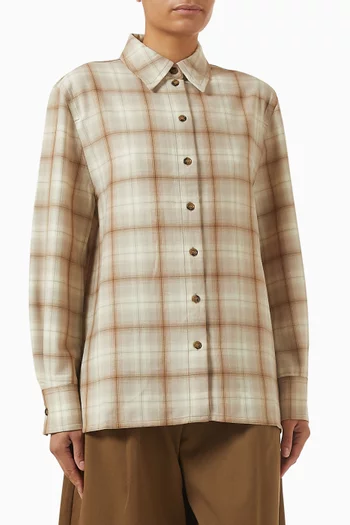 Checked Flannel Shirt