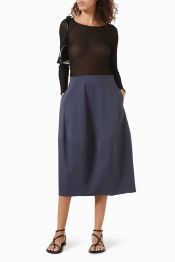 Slim-fit Top in Silk