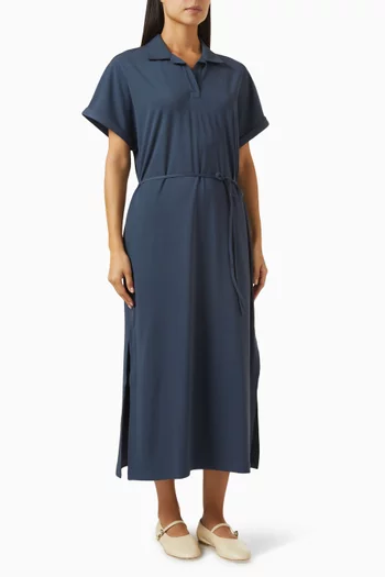 Belted Polo Dress