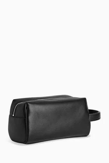 حقيبة مستحضرات العناية الشخصية روديو جلد عجل ناعم