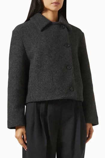 Crop Jacket in Wool