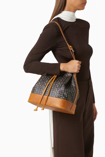 Bond Bucket Bag in Vegan Leather