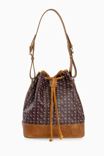 Bond Bucket Bag in Vegan Leather