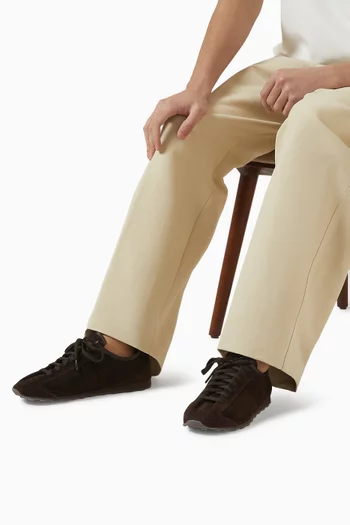 Le Tennis Sneakers in Calf Suede