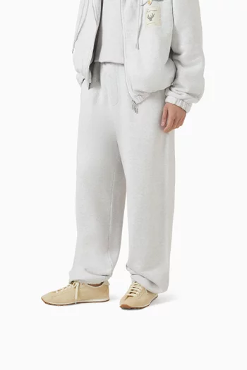 Le Tennis Sneakers in Crocodile-embossed Suede