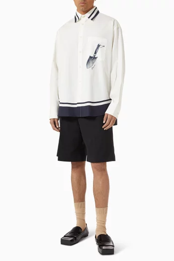 كنزة بغطاء رأس تورنيو صوف قطني