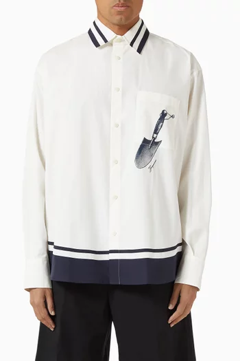 كنزة بغطاء رأس تورنيو صوف قطني