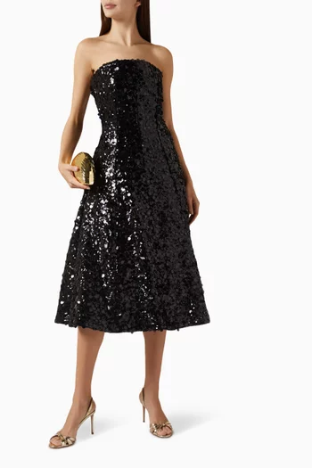 فستان سهرة جيولي مطرز بالترتر