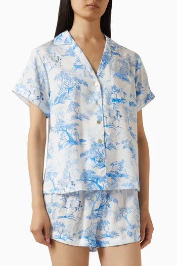 طقم بيجاما وشورت كاميل